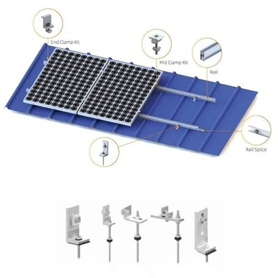 Pannello solare per portapacchi in metallo