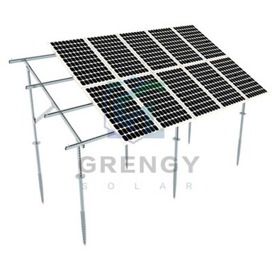 Installazione del supporto per terra solare