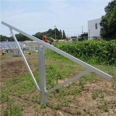 Sistema di montaggio fotovoltaico a fila singola