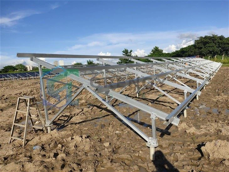 Galvanized Ground Screws For Solar Farms | No-Concrete Foundation Anchors