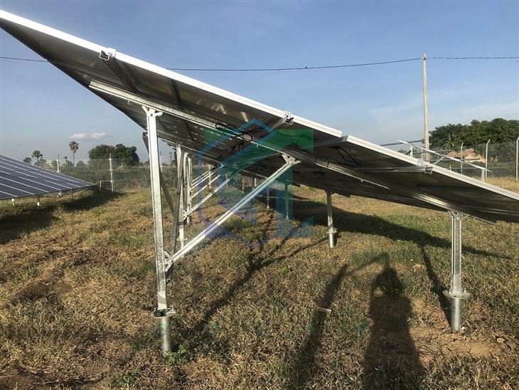 Ground Mounting System For Solar Panels