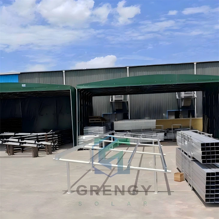 Pali elicoidali a vite di terra con montaggio a terra solare HDG