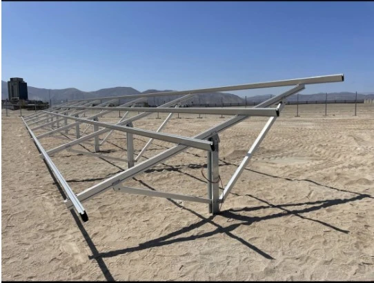 Ramming Pile Aluminum Solar Mounting Structure