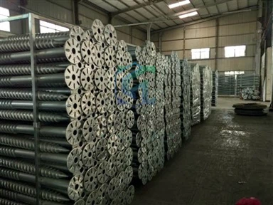 Fondazione su pali con vite a terra elicoidale HDG da 1600-2200 mm di lunghezza per sistema di montaggio con messa a terra