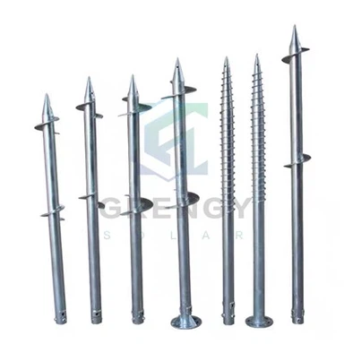 Pile elicoli solari per sistemi di montaggio fotovoltaico