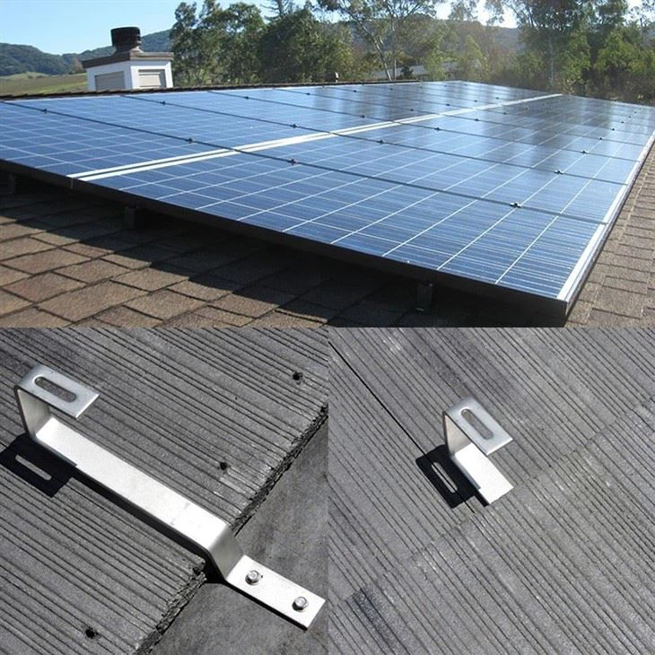 Solar Panel Roof Hook Mounts - Stainless Steel factory